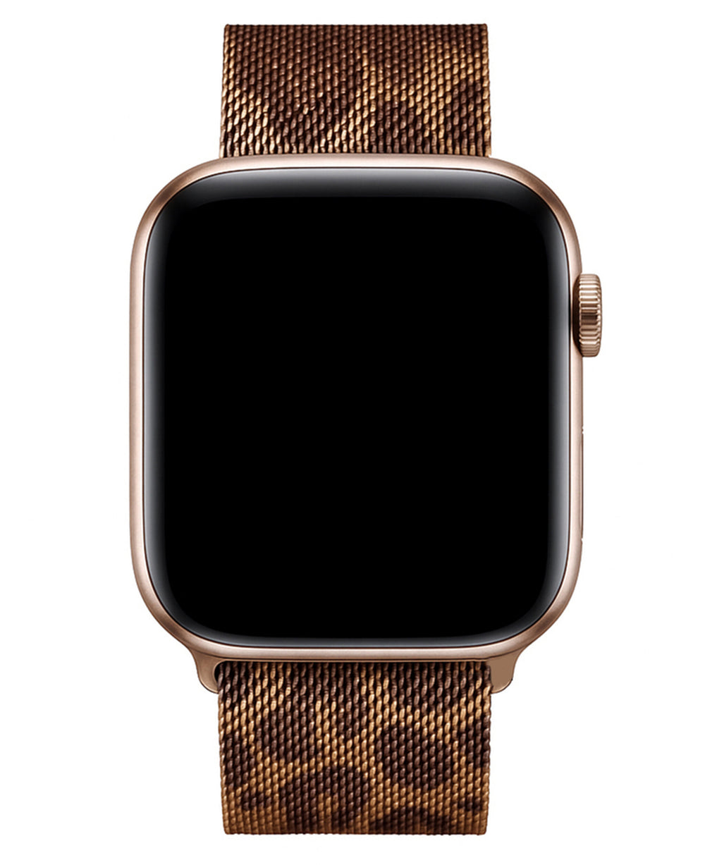 Apple Watch Uyumlu Metal Paslanmaz Çelik Milano Loop Kordon - Strapg