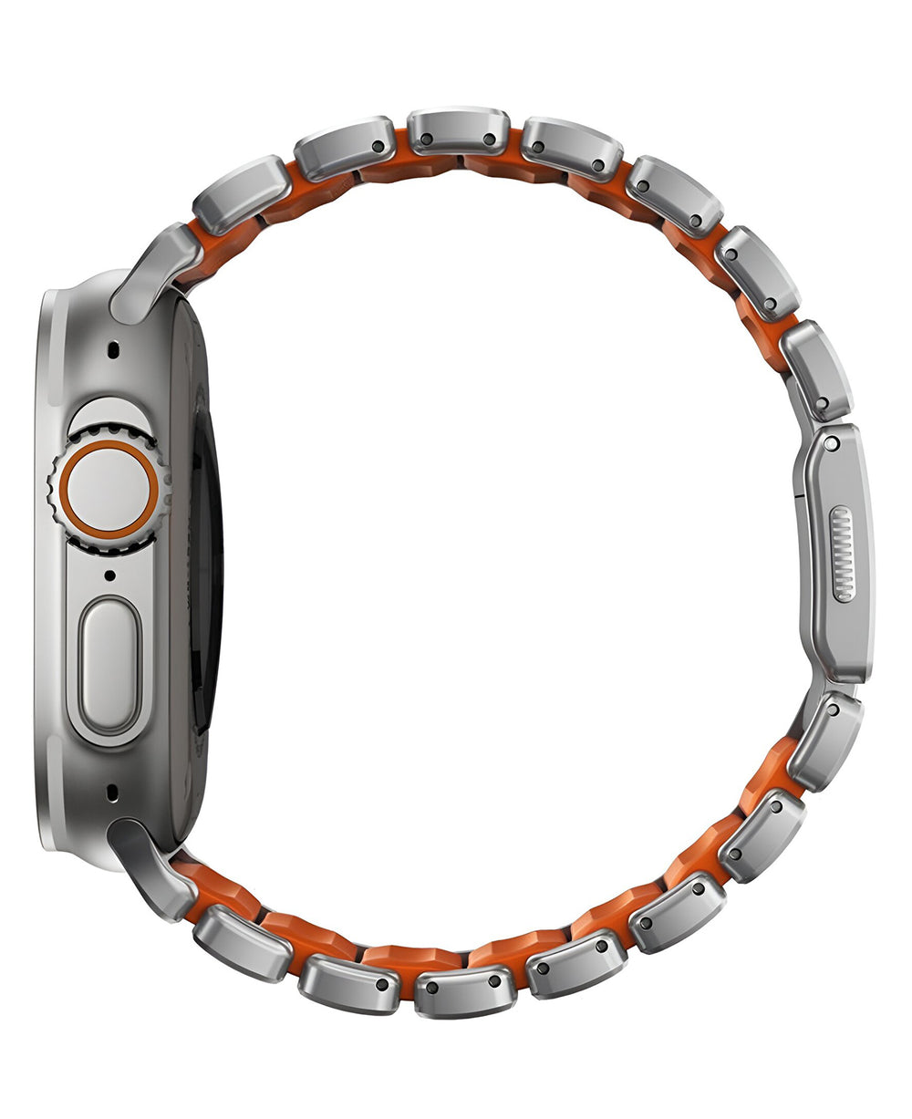 Apple Watch Uyumlu Metal Paslanmaz Celik Orion Loop Kordon - Strapg