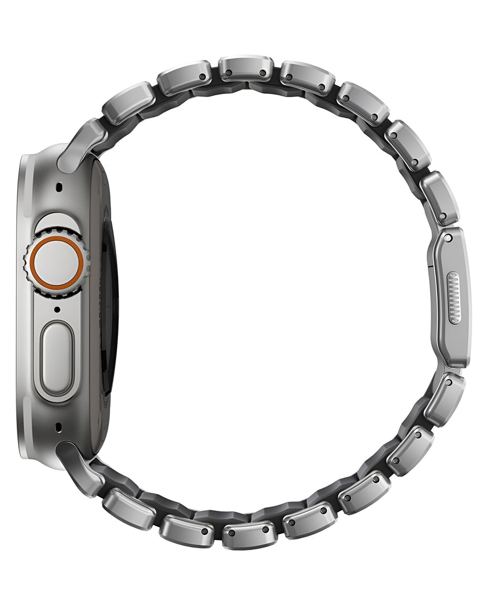 Apple Watch Uyumlu Metal Paslanmaz Celik Orion Loop Kordon - Strapg
