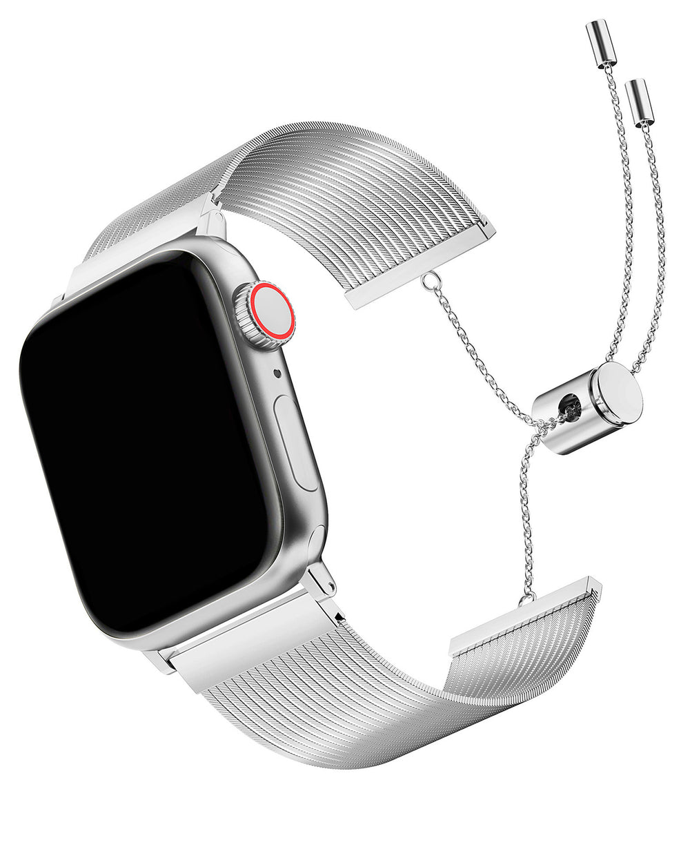 Apple Watch Uyumlu Metal Paslanmaz Çelik Roppel Loop Kordon - Strapg