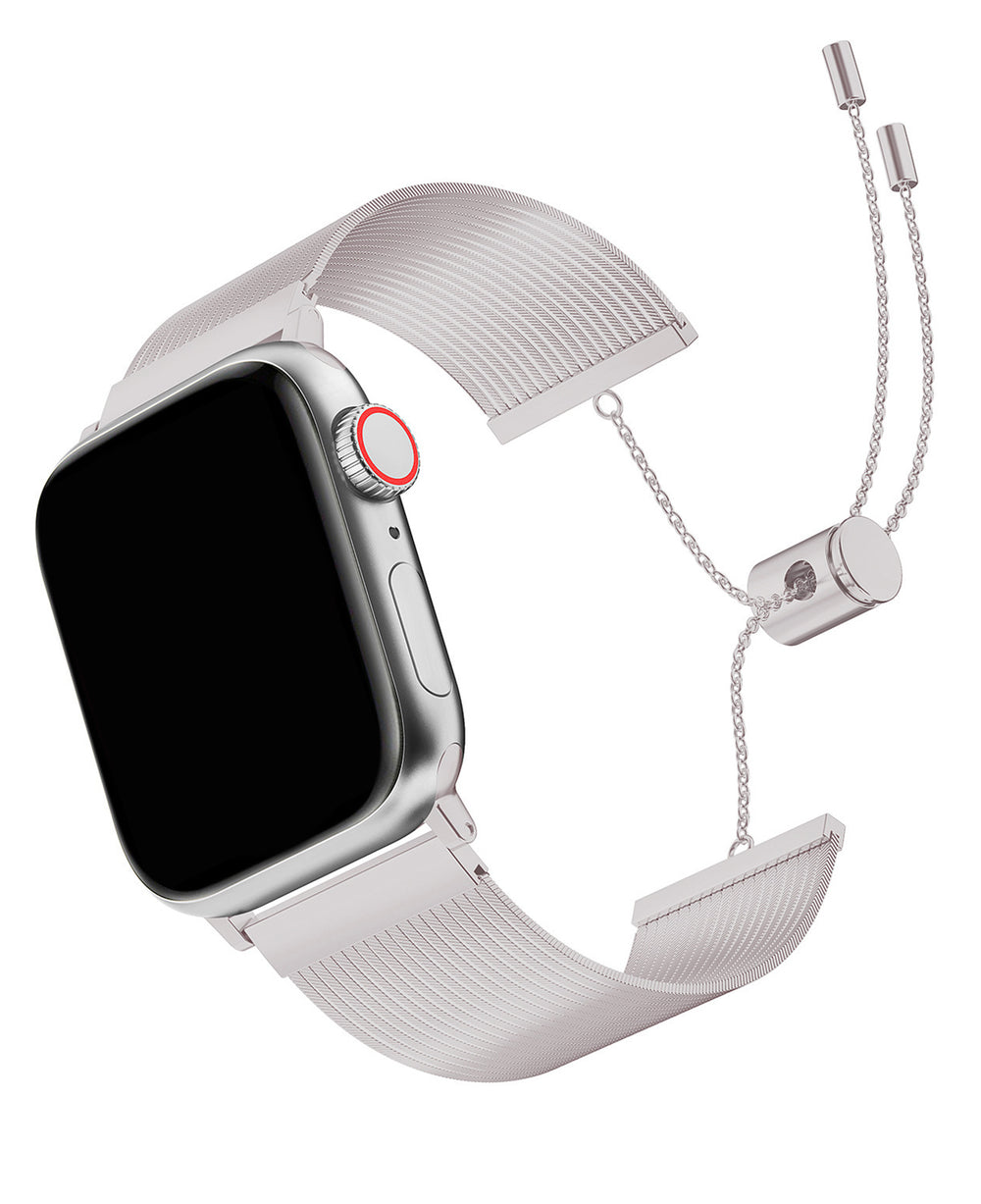 Apple Watch Uyumlu Metal Paslanmaz Çelik Roppel Loop Kordon - Strapg