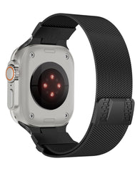 Apple Watch Uyumlu Metal Paslanmaz Celik Royal Milano Loop Kordon - Strapg
