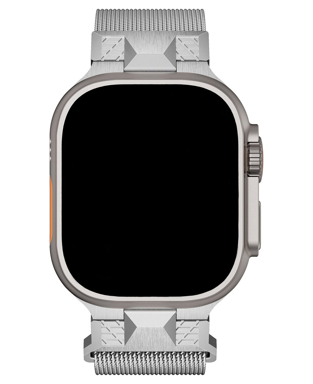Apple Watch Uyumlu Metal Paslanmaz Celik Royal Milano Loop Kordon - Strapg