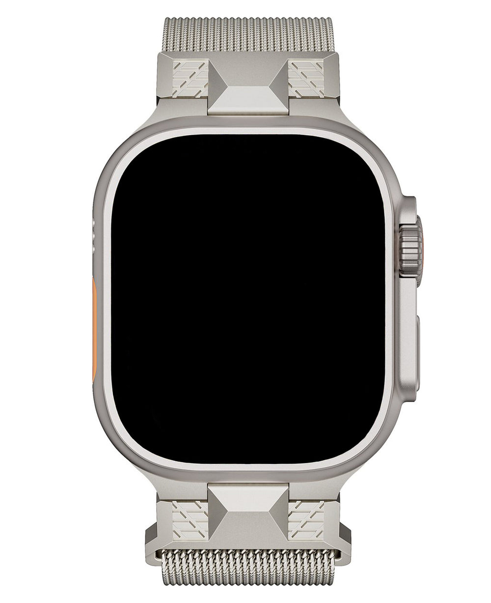 Apple Watch Uyumlu Metal Paslanmaz Celik Royal Milano Loop Kordon - Strapg