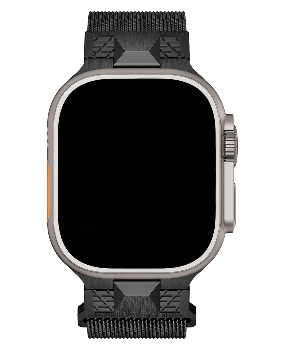 Apple Watch Uyumlu Metal Paslanmaz Celik Royal Milano Loop Kordon - Strapg