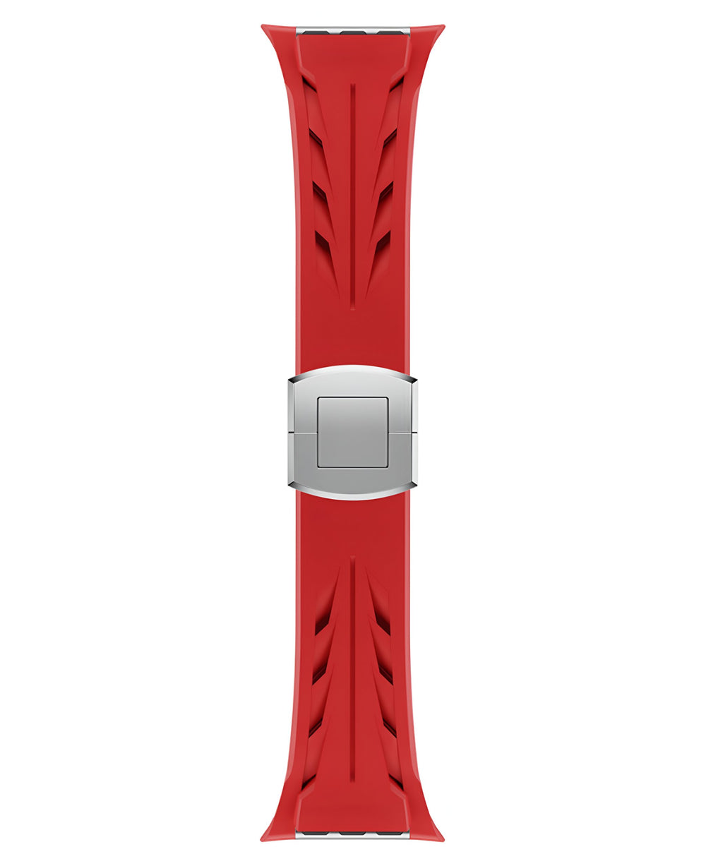 Apple Watch Uyumlu Metal Tokalı Silikon Apex Loop Kordon - Strapg