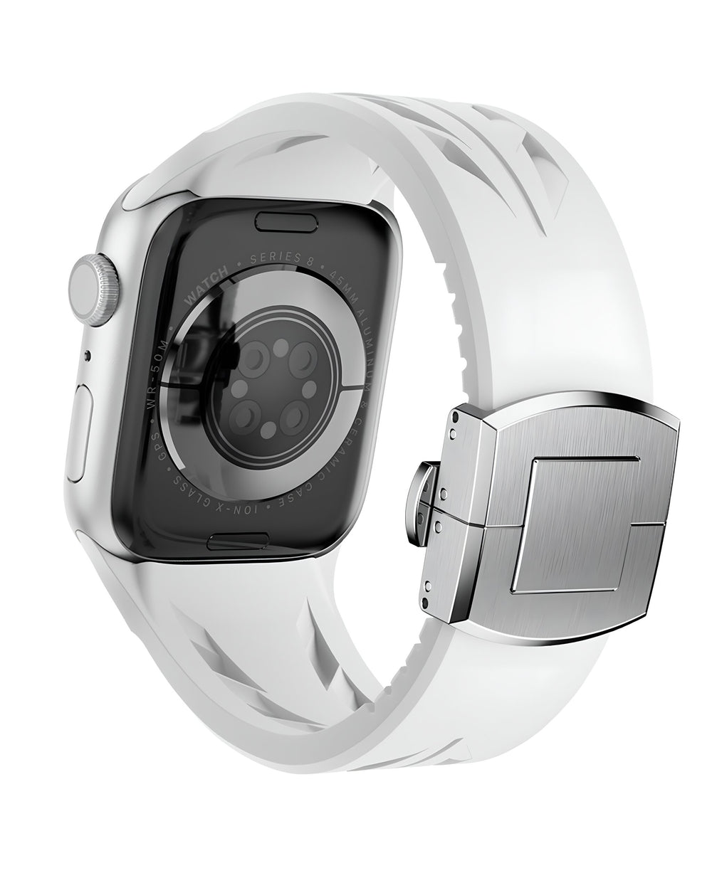 Apple Watch Uyumlu Metal Tokalı Silikon Apex Loop Kordon - Strapg