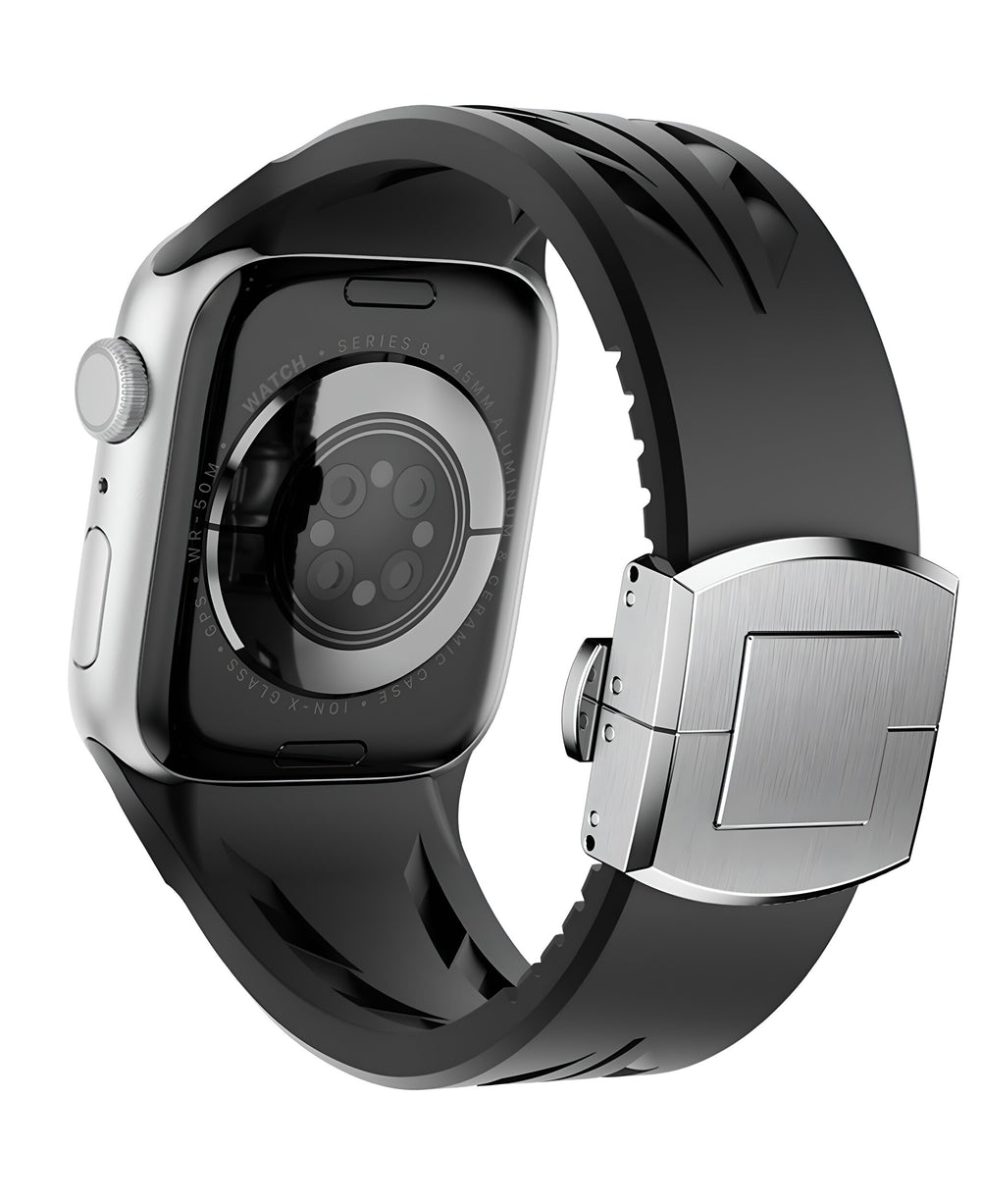 Apple Watch Uyumlu Metal Tokalı Silikon Apex Loop Kordon - Strapg