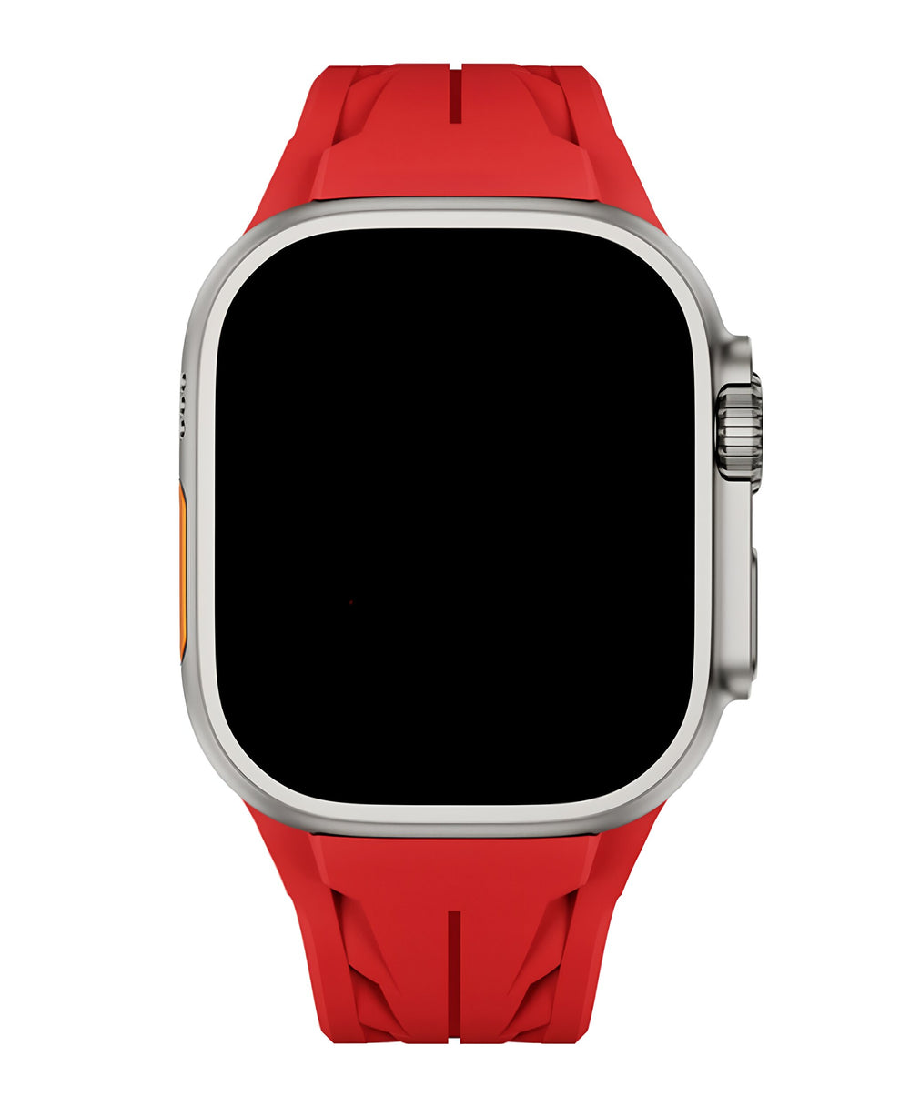 Apple Watch Uyumlu Metal Tokalı Silikon Apex Loop Kordon - Strapg