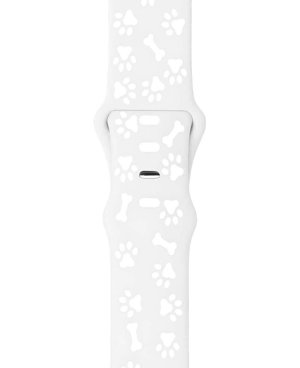 Apple Watch Uyumlu Pati Desenli Pawsense Silikon Loop Kordon - Strapg