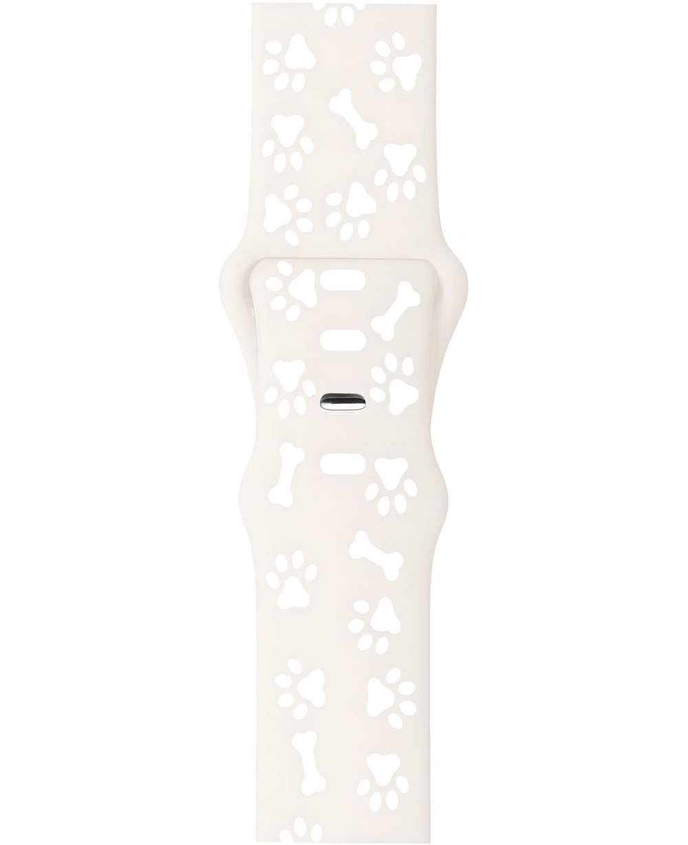 Apple Watch Uyumlu Pati Desenli Pawsense Silikon Loop Kordon - Strapg