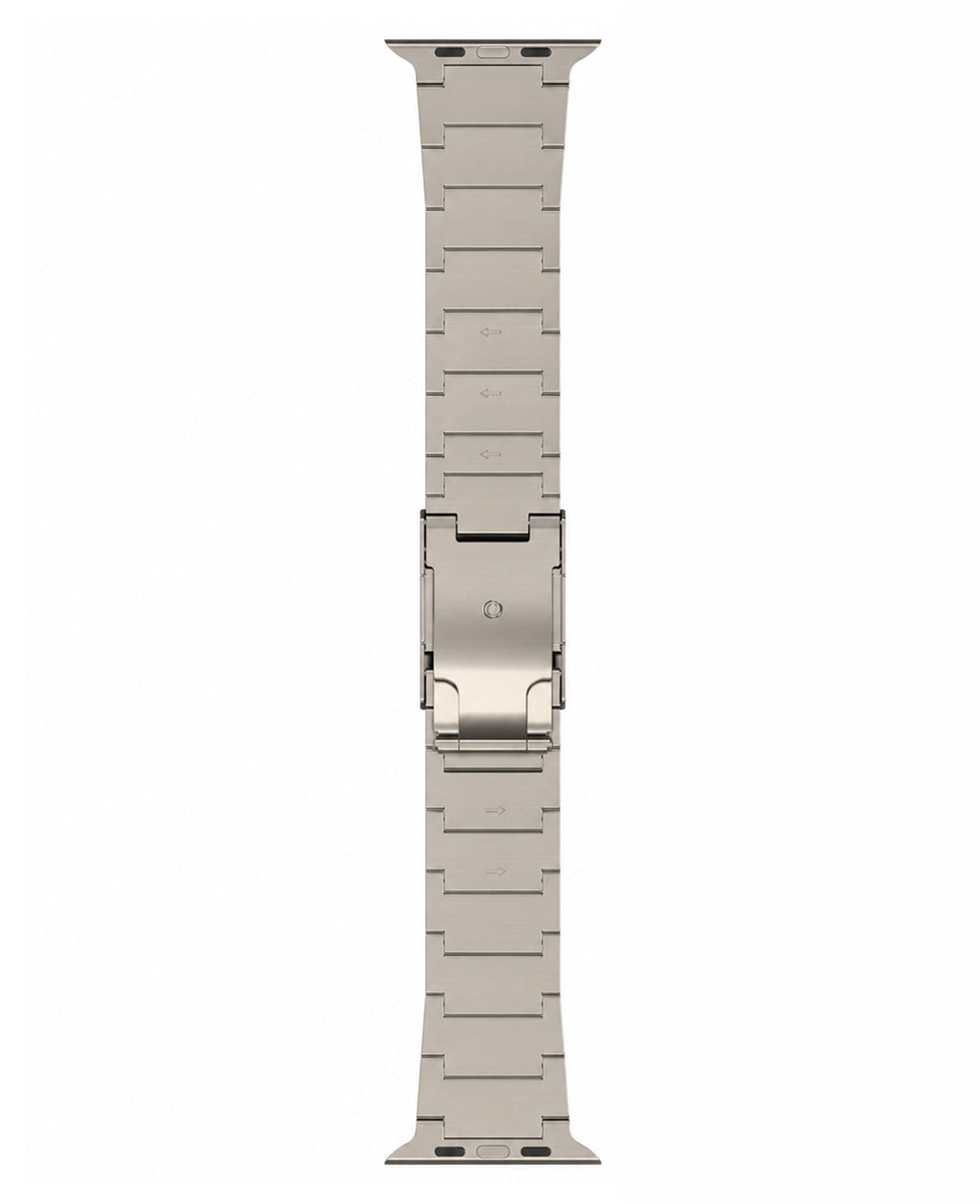 Apple Watch Uyumlu Tokalı Titanyum Crest Loop Kordon - Strapg