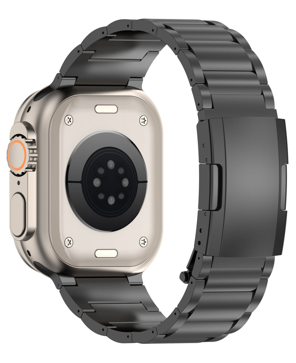 Apple Watch Uyumlu Tokalı Titanyum Crest Loop Kordon - Strapg