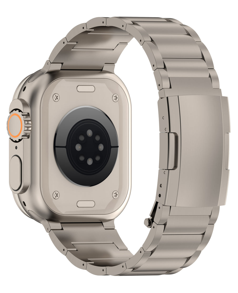 Apple Watch Uyumlu Tokalı Titanyum Crest Loop Kordon - Strapg