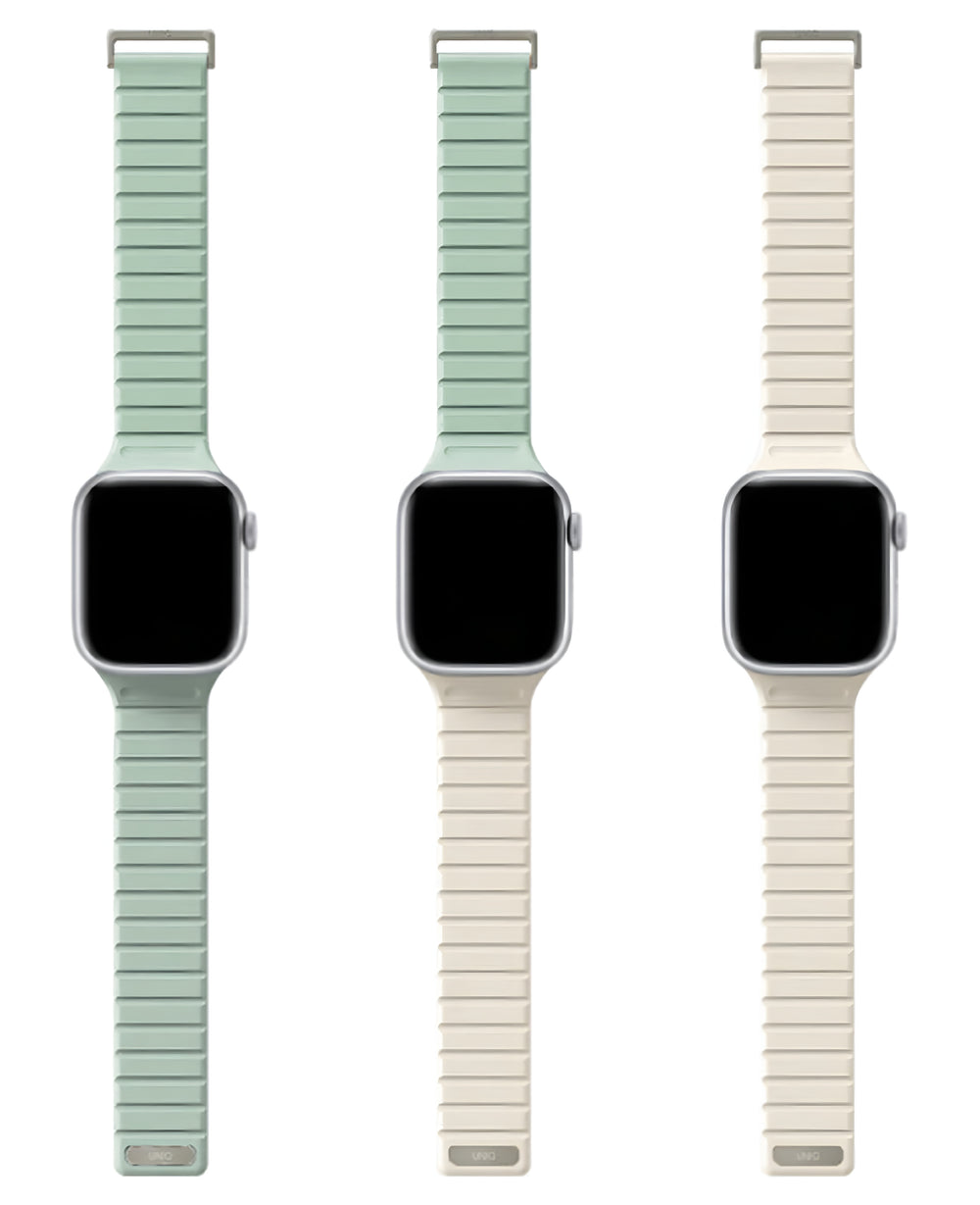 Apple Watch Uyumlu Uniq Revix Evo Reversible Manyetik Silikon Kordon - Strapg