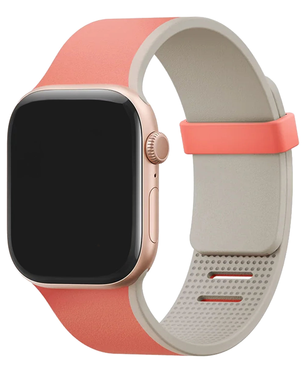 Apple Watch Uyumlu Uniq Revix IV Reversible Manyetik Kordon - Pembe - Strapg