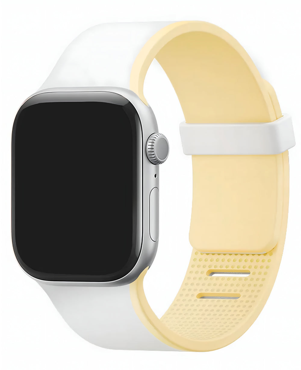 Apple Watch Uyumlu Uniq Revix IV Reversible Manyetik Kordon - Sarı - Strapg