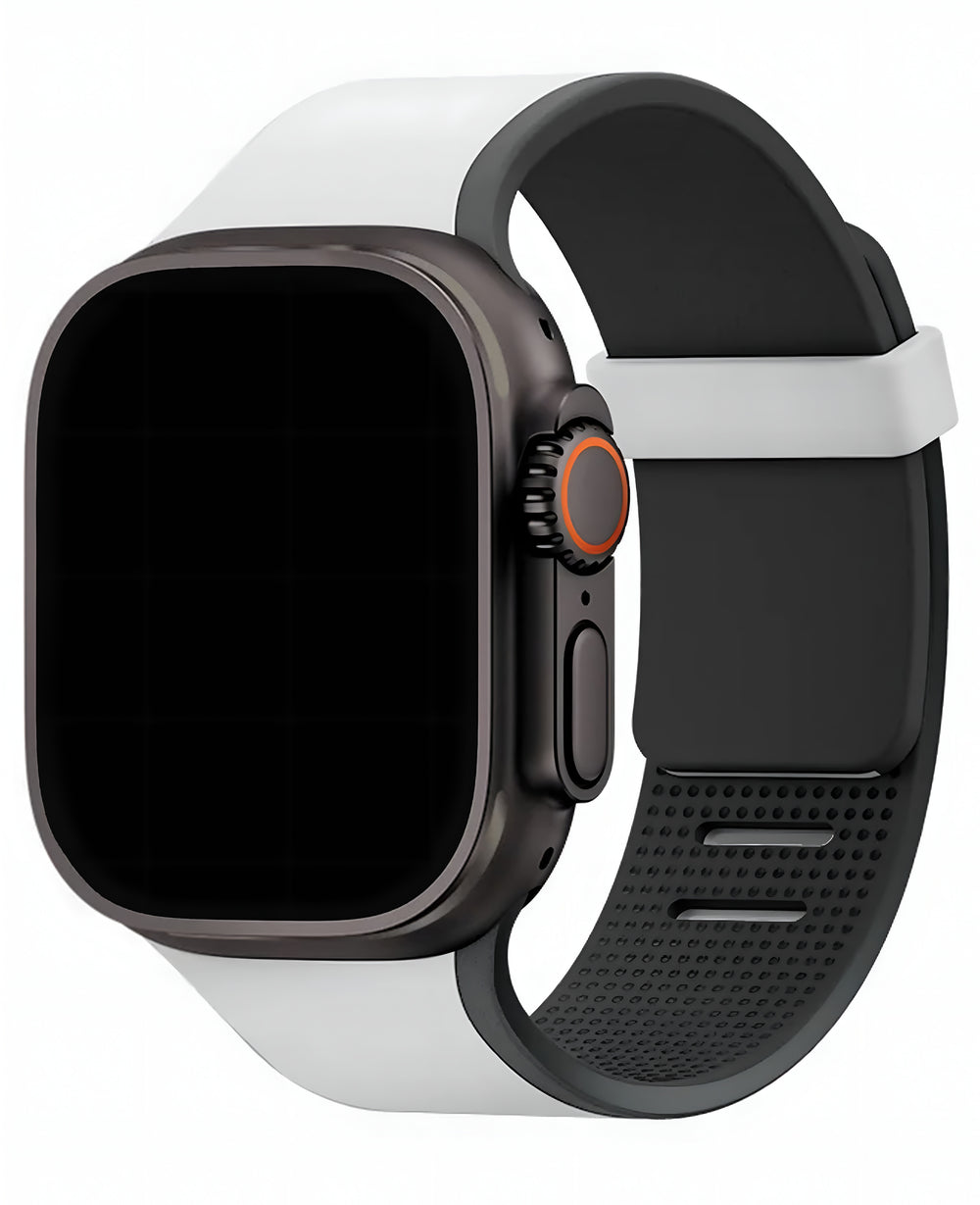 Apple Watch Uyumlu Uniq Revix IV Reversible Manyetik Kordon - Siyah - Strapg