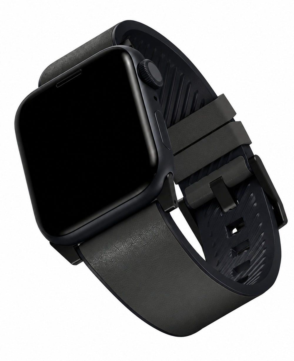 Apple Watch Uyumlu Uniq Straden Su Geçirmez Deri Kordon - Strapg