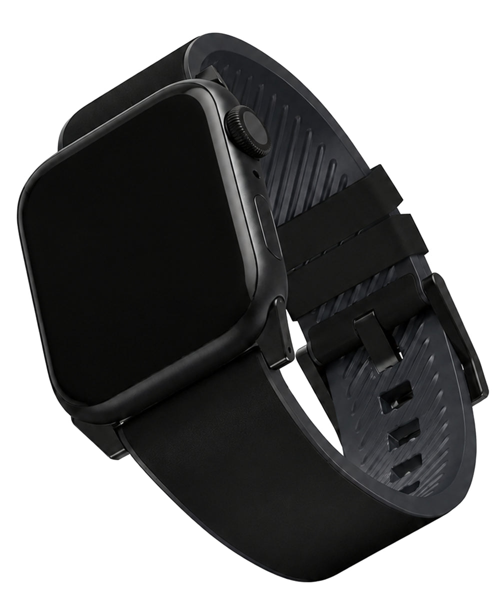 Apple Watch Uyumlu Uniq Straden Su Geçirmez Deri Kordon - Strapg