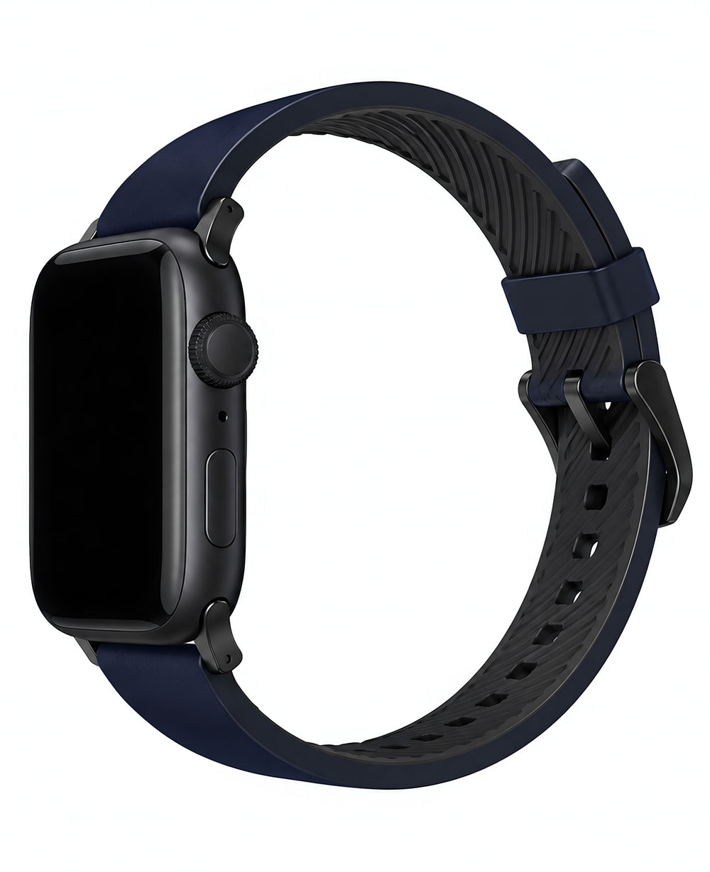 Apple Watch Uyumlu Uniq Straden Su Geçirmez Deri Kordon - Strapg