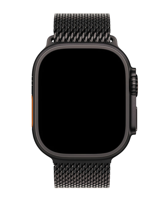 Apple Watch Uyumlu Metal Hasır Paslanmaz Çelik Amares Loop Kordon