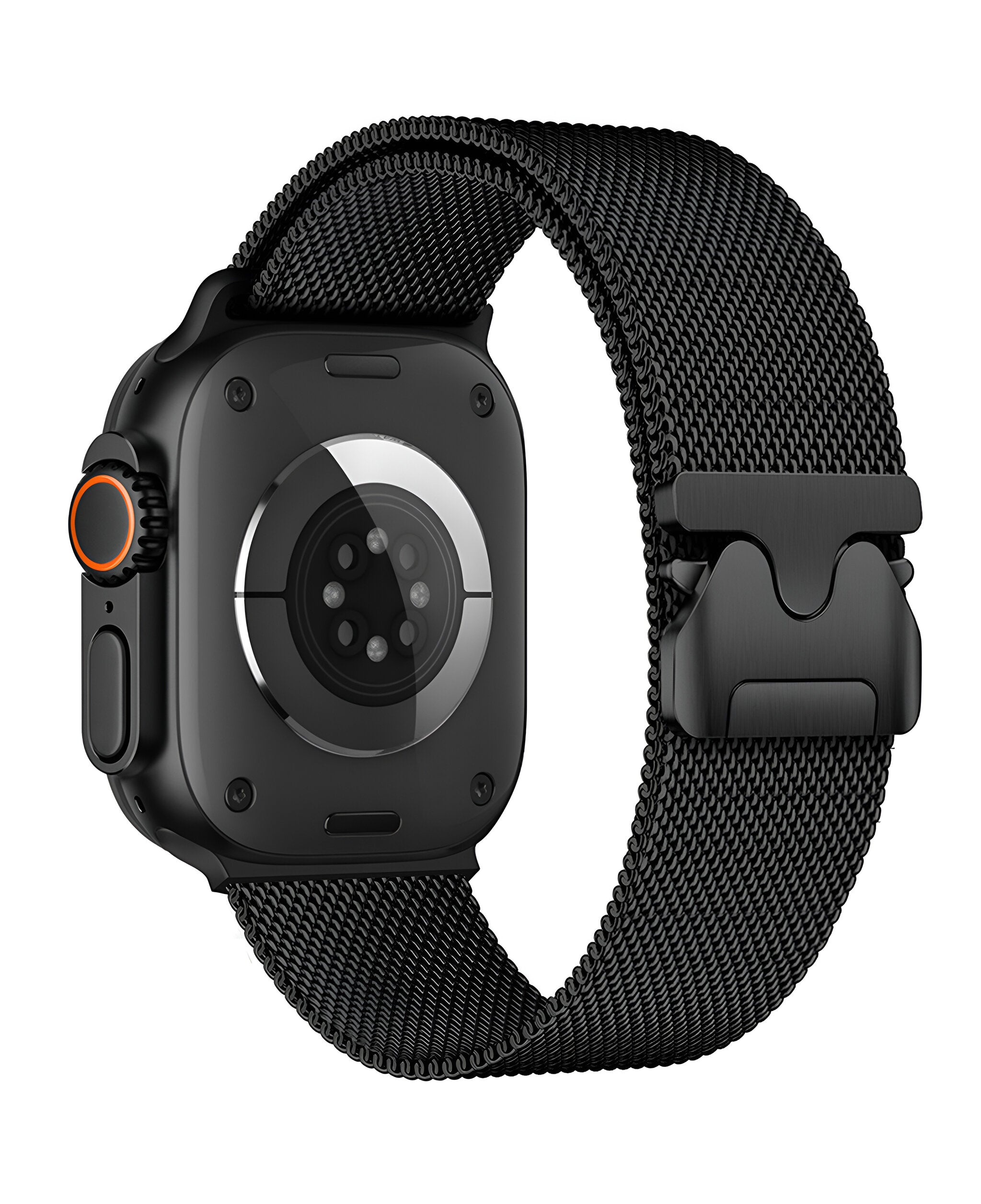 Apple Watch Uyumlu Metal Hasır Paslanmaz Çelik Amares Loop Kordon