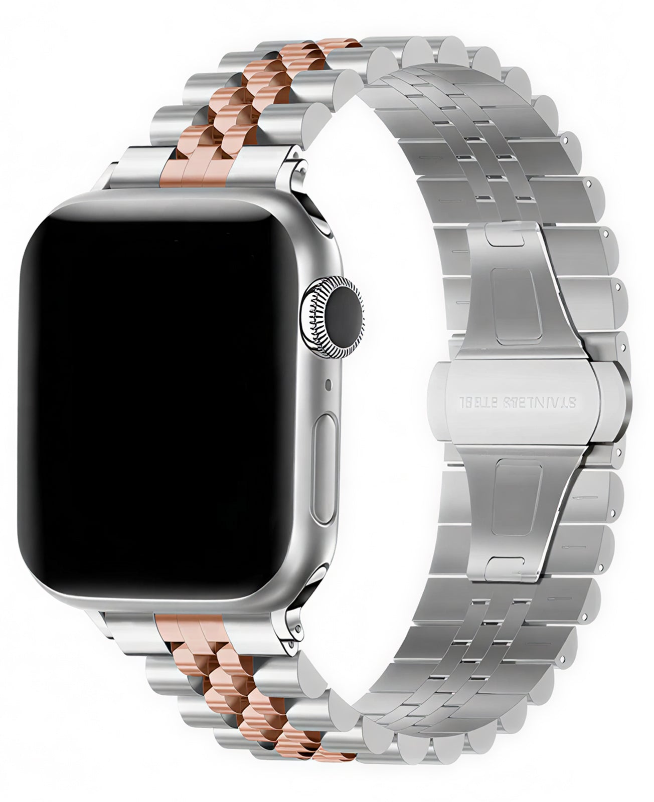 Apple Watch Uyumlu Metal Paslanmaz Celik Jubilee Loop Kordon