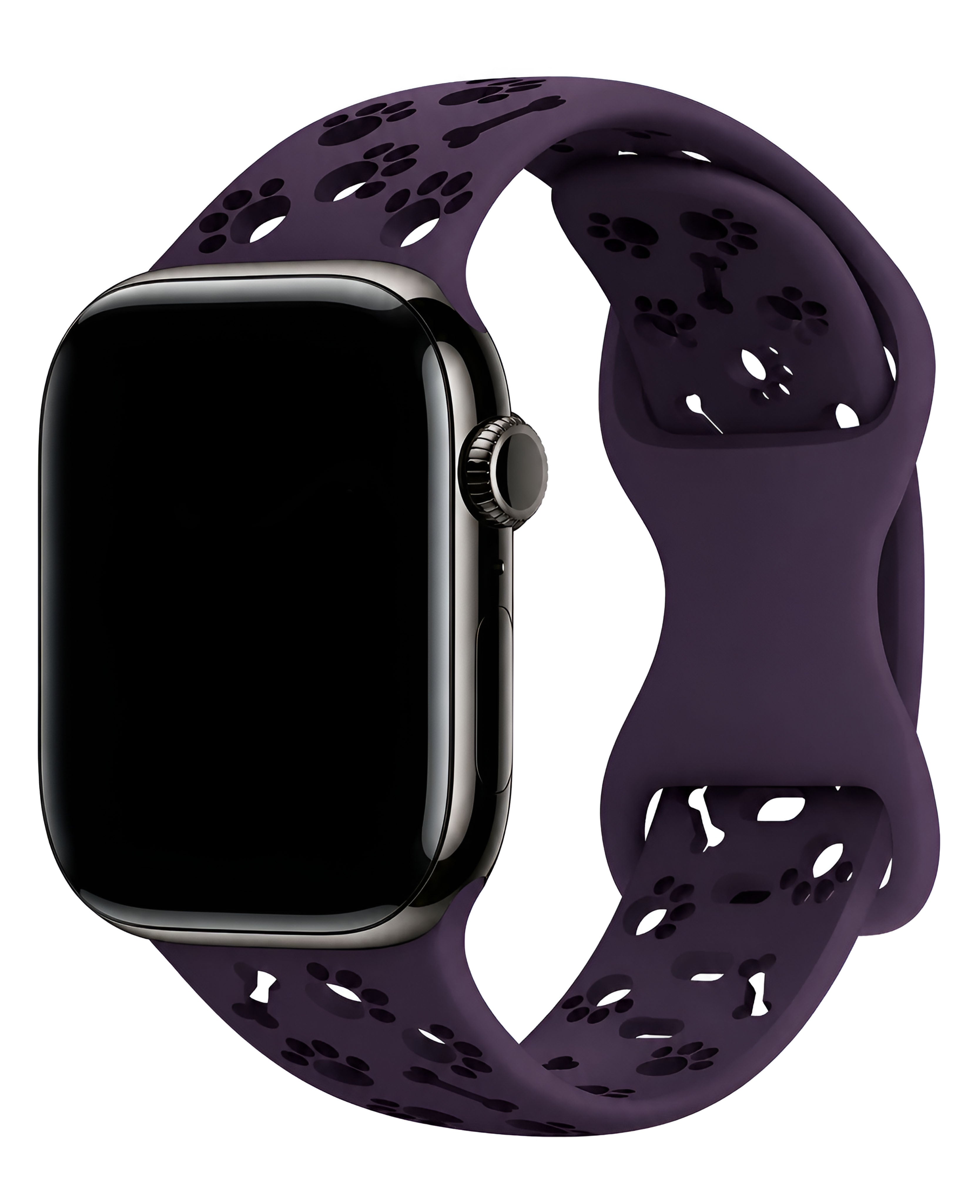 Apple Watch Uyumlu Pati Desenli Pawsense Silikon Loop Kordon