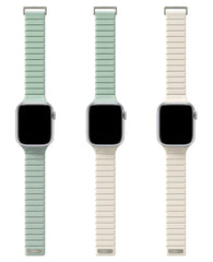 Apple Watch Uyumlu Uniq Revix Evo Reversible Manyetik Silikon Kordon