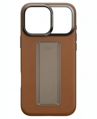 Uniq iPhone 17 Pro Max Uyumlu Heldro Pro Magsafe Standlı Vegan Deri Kılıf