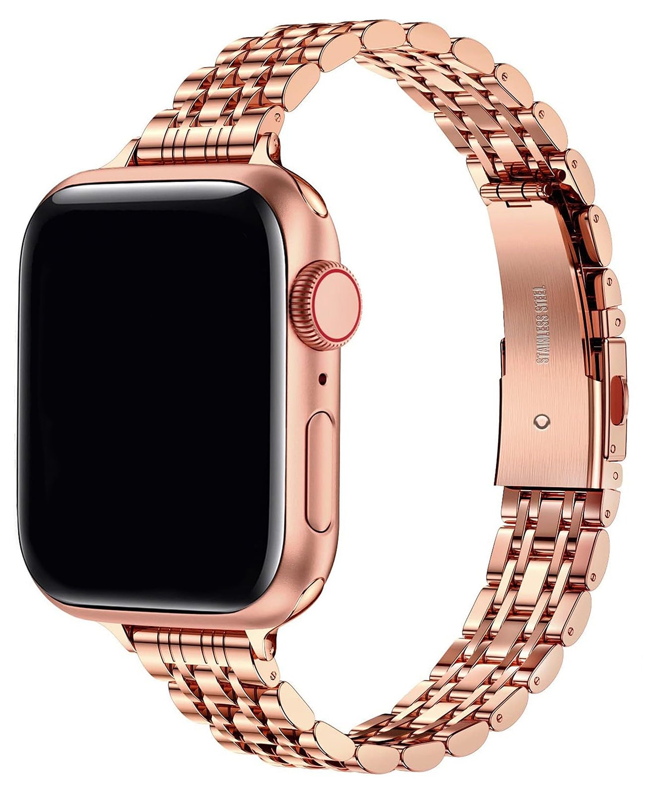 Apple Watch Uyumlu Metal Paslanmaz Çelik Slim Jubilee Loop Kordon