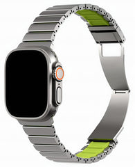 Uniq Apple Watch Uyumlu Metal Paslanmaz Çelik Strova Flex Steel Loop Kordon
