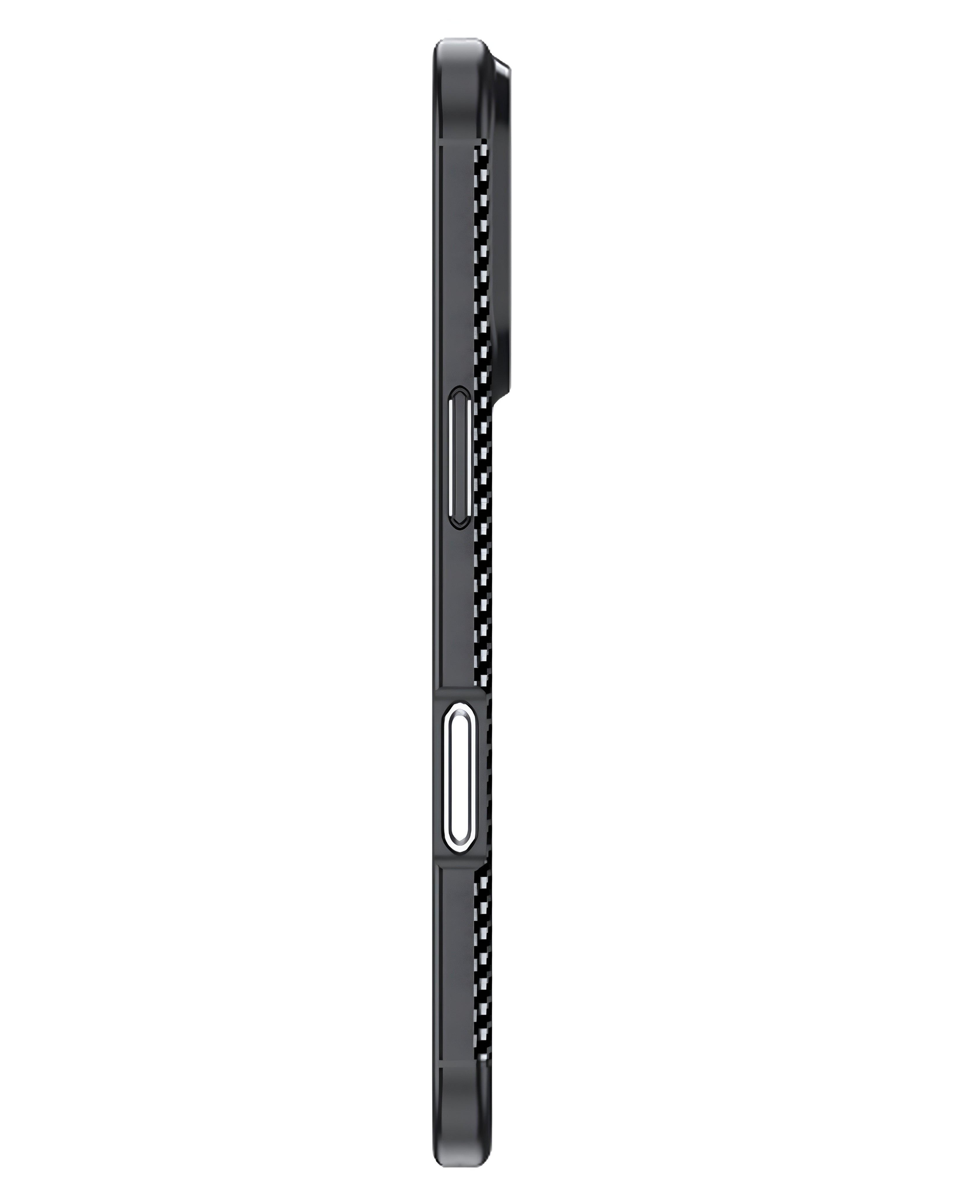 iPhone 16 Pro Uyumlu Karbon Silikon Kılıf