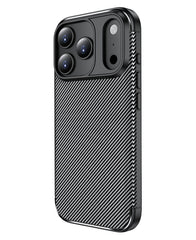 iPhone 17 Pro Max Uyumlu Karbon Silikon Kılıf