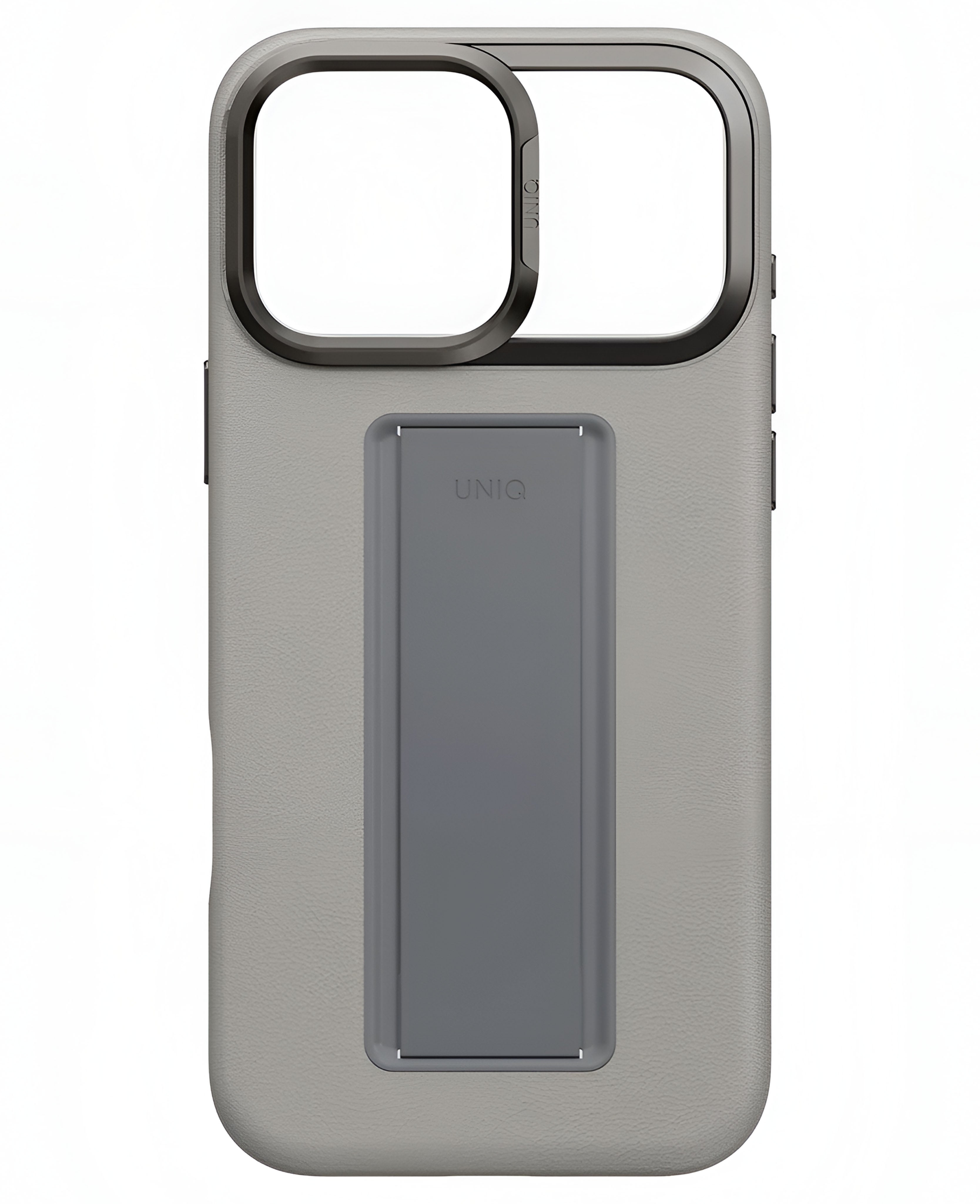 Uniq iPhone 17 Pro Max Uyumlu Heldro Pro Magsafe Standlı Vegan Deri Kılıf