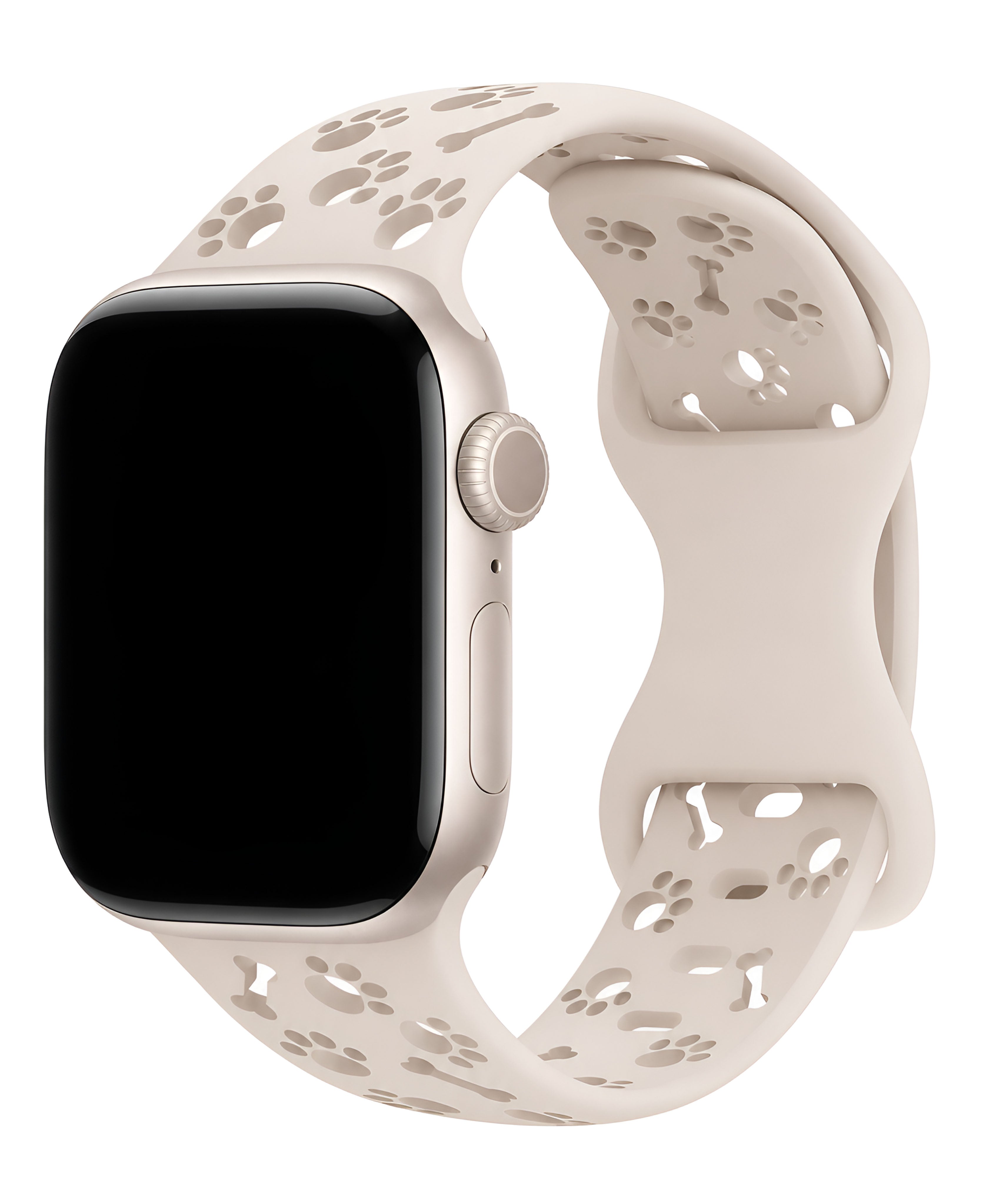 Apple Watch Uyumlu Pati Desenli Pawsense Silikon Loop Kordon