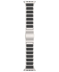 Apple Watch Uyumlu Karbon Titanyum Montblanc Loop Kordon
