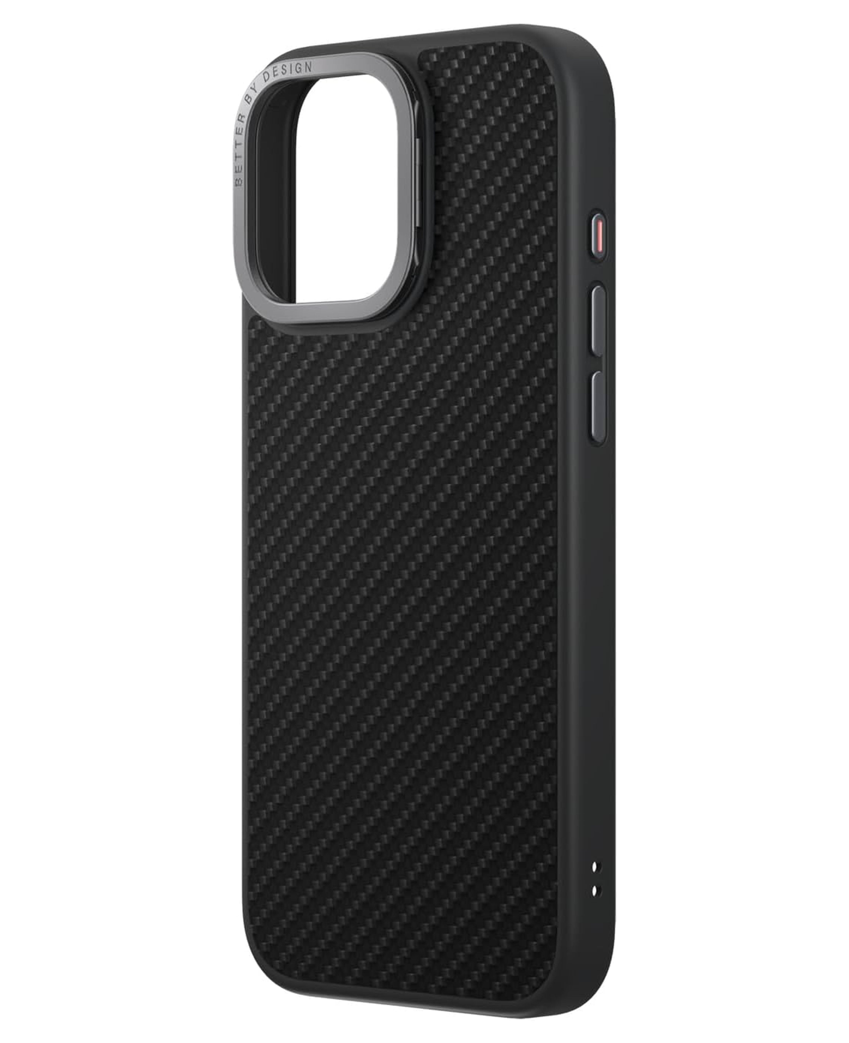 Uniq iPhone 16 Pro Max Uyumlu KevaMax Standlı Karbon Magsafe Kılıf