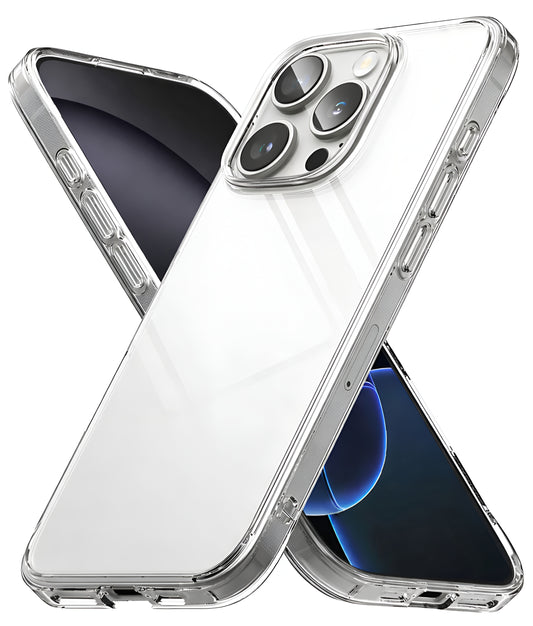 iPhone 16 Pro Max Uyumlu Sararmaz Sert Şeffaf Kılıf