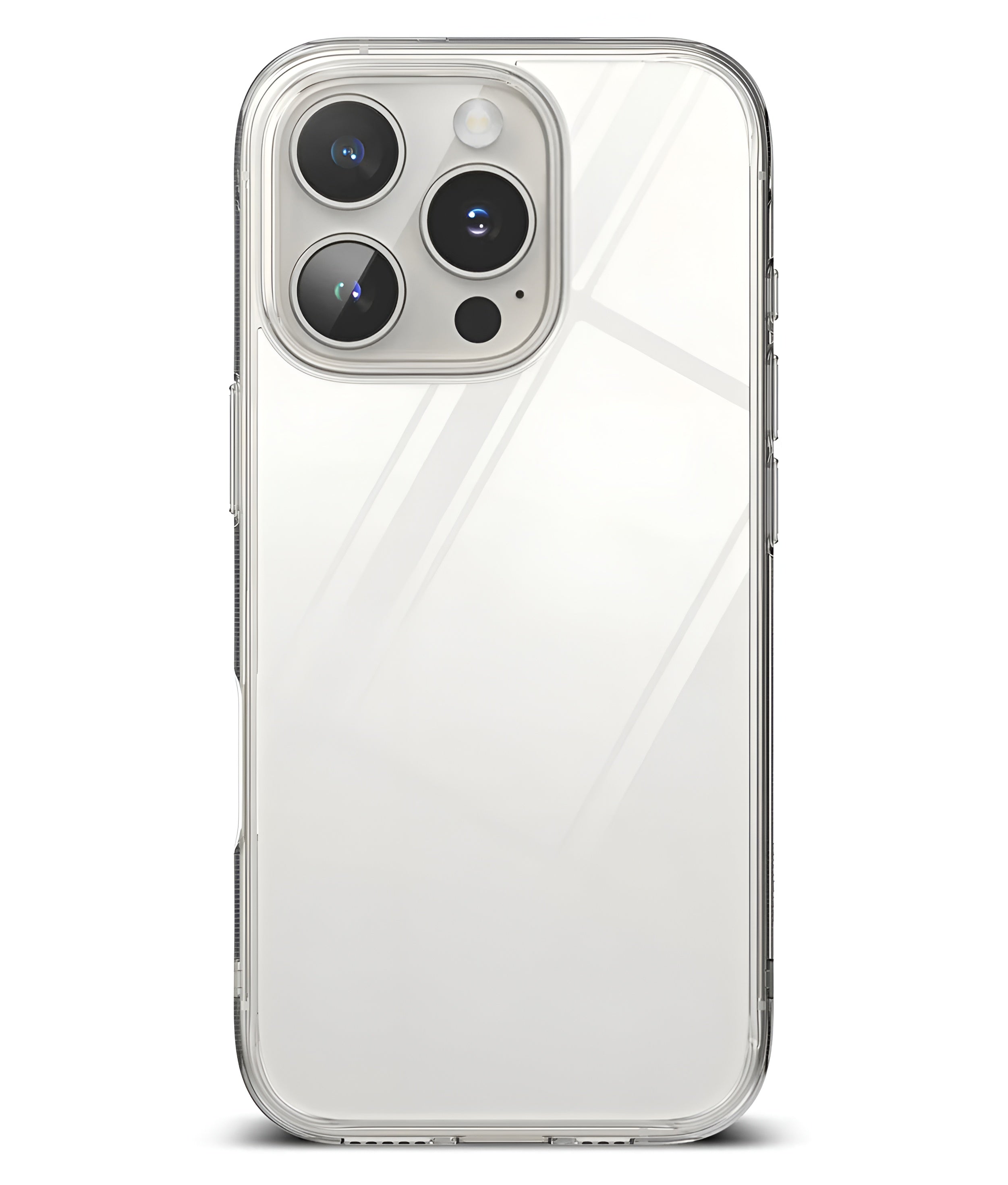 iPhone 16 Pro Max Uyumlu Sararmaz Sert Şeffaf Kılıf