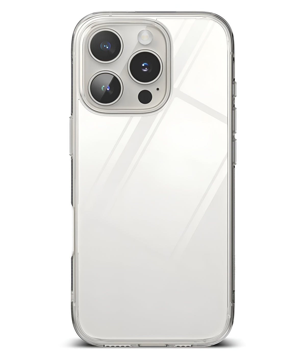 iPhone 16 Pro Max Uyumlu Sararmaz Sert Şeffaf Kılıf