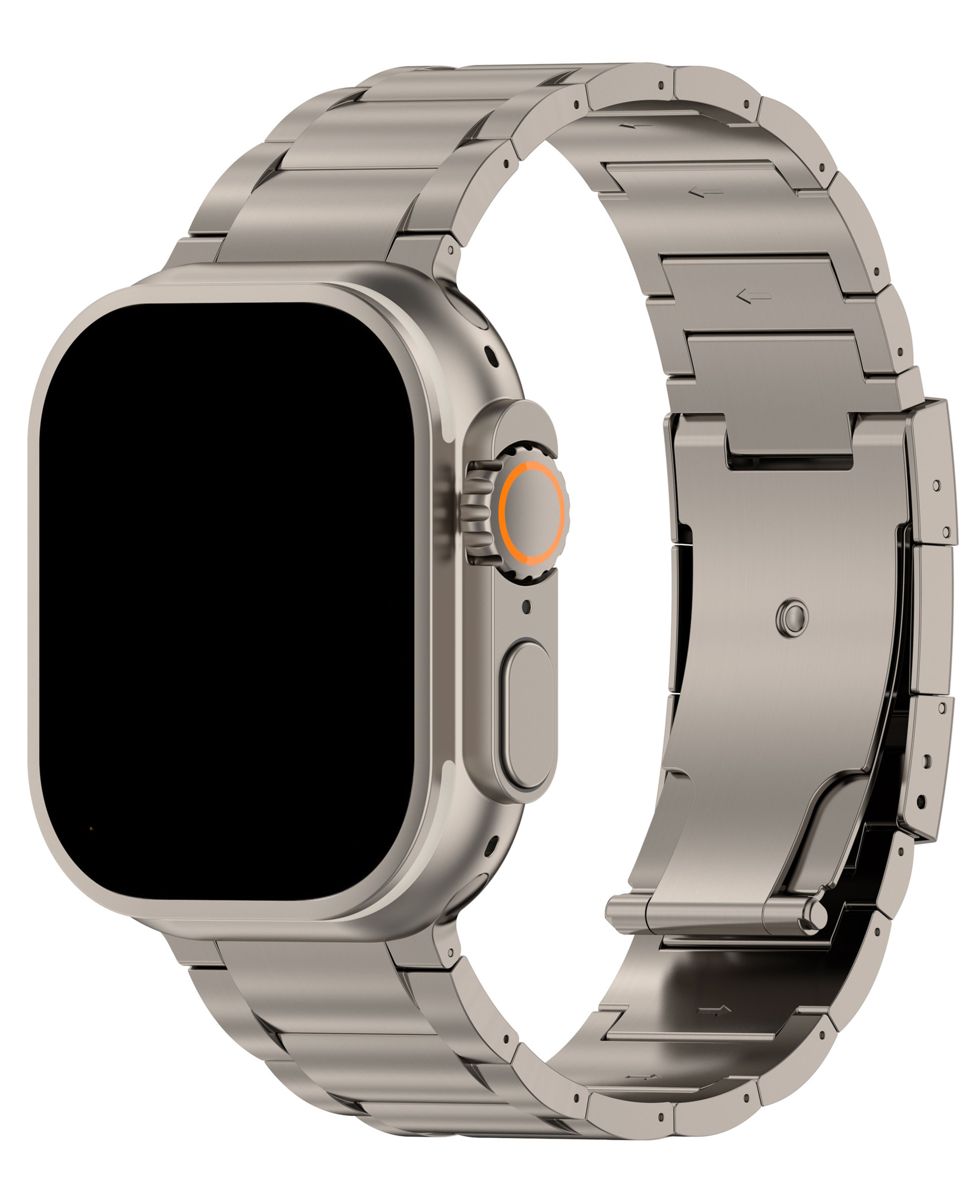 Apple Watch Uyumlu Tokalı Titanyum Crest Loop Kordon