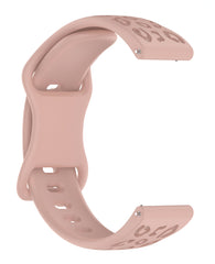 Samsung Galaxy Watch 4 5 6 7 Fe 40 44 Classic 42 43 46 47 mm Uyumlu 20mm Uyumlu Leopar Desenli Silikon Phantor Kordon
