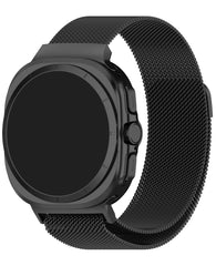Samsung Galaxy Watch 7 Ultra Uyumlu Metal Paslanmaz Çelik Milano Loop Kordon