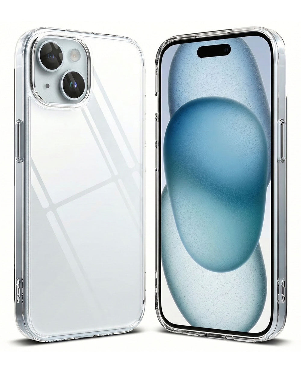 iPhone 13 Uyumlu Sararmaz Sert Şeffaf Kılıf - Şeffaf - Strapg
