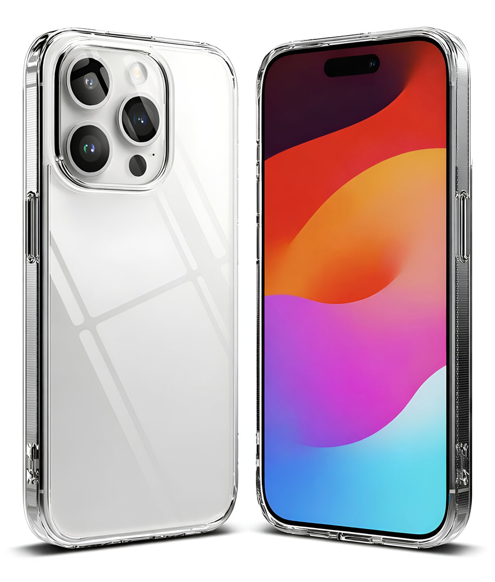 iPhone 14 Pro Max Uyumlu Sararmaz Sert Şeffaf Kılıf - Şeffaf - Strapg