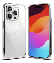 iPhone 14 Pro Max Uyumlu Sararmaz Sert Şeffaf Kılıf - Şeffaf - Strapg