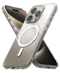 iPhone 15 Pro Max Uyumlu Sararmaz Sert Şeffaf Magsafe Kılıf - Şeffaf - Strapg
