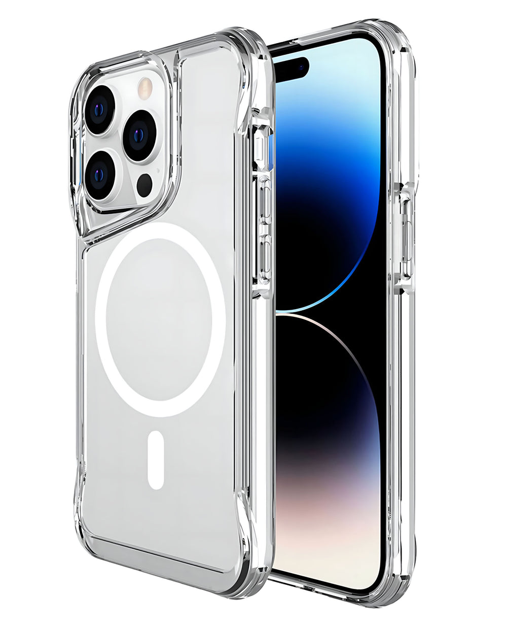 iPhone 15 Pro Max Uyumlu Şeffaf Magsafe Kılıf - iPhone 15 Pro Max - Strapg